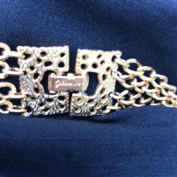 Vintage Goldette multistrand coin gold Necklace - Picture 6 of 6